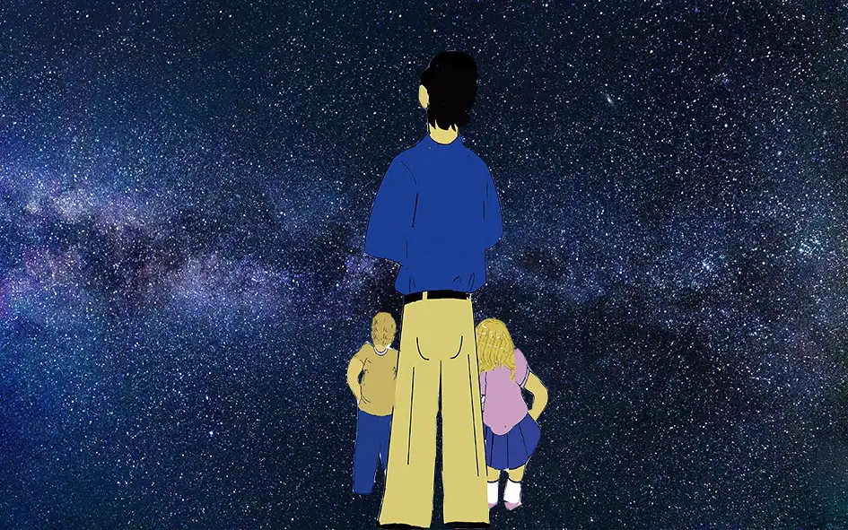 En un planeta de una galaxia lejana 02 nuestros amigos ven algo extraño