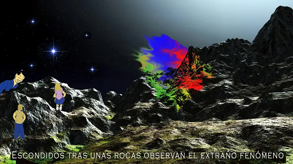 En un planeta de una galaxia lejana 03 escondidos observan
