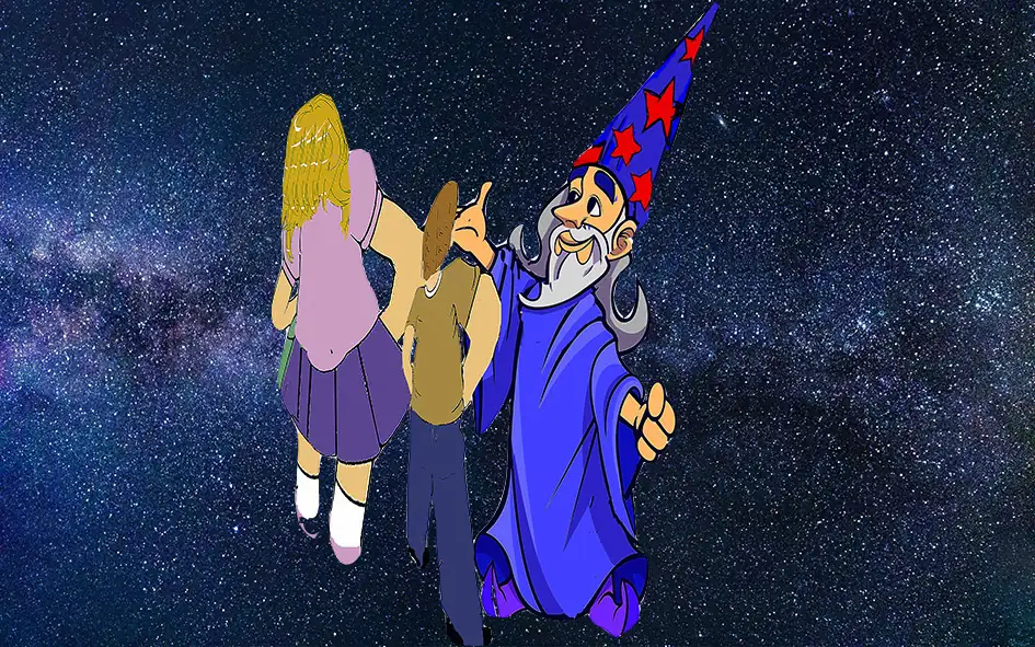 En un planeta de una galaxia lejana 09 renacuajo a abrazar a c y m