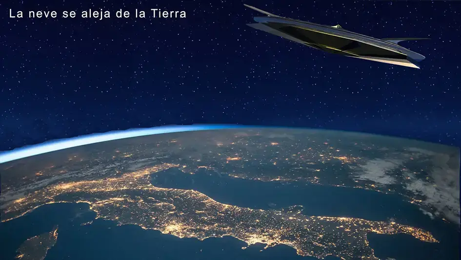 En un planeta de una galaxia lejana 12 la nave se aleja