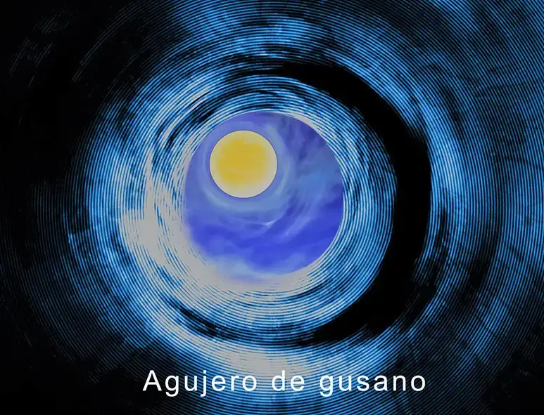 En un planeta de una galaxia lejana 14 agujero de gusano