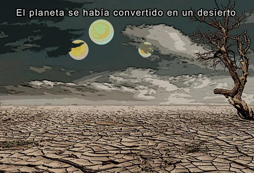 En un planeta de una galaxia lejana 18 desierto