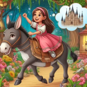 nina en el burro 1 3